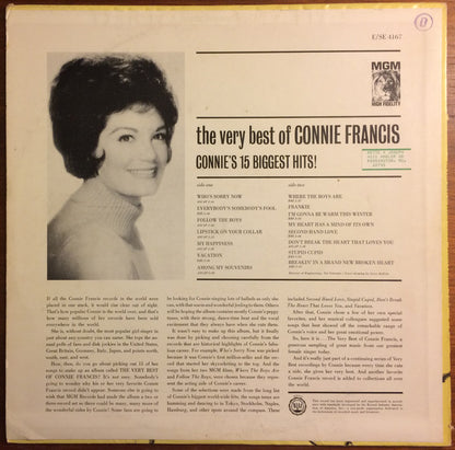 The Very Best Of Connie Francis (Connie's 15 Biggest Hits)