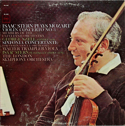 Isaac Stern Plays Mozart - Violin Concerto No. 3 / Sinfonia Concertante