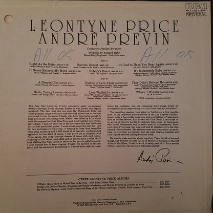 Leontyne Price - André Previn