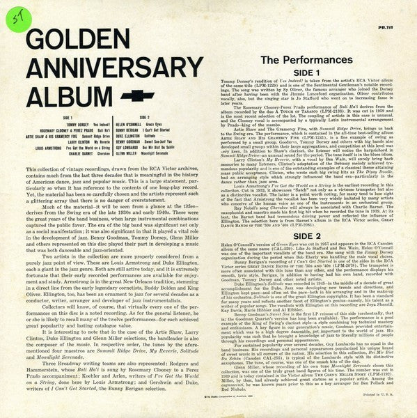 Golden Anniversary Album (A Collector's Item Specially Produced For Chevrolet)