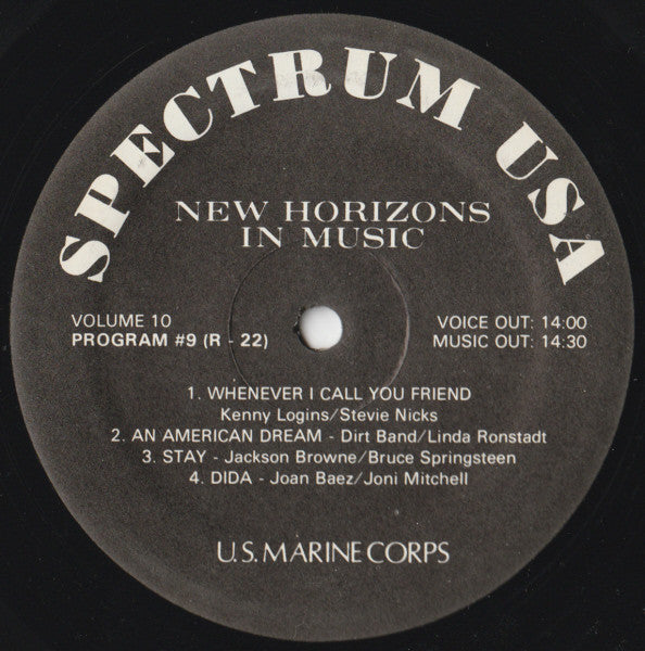 Spectrum USA: New Horizons In Music Vol. 10