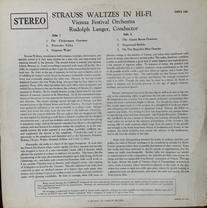 Strauss Waltzes In Hi-Fi