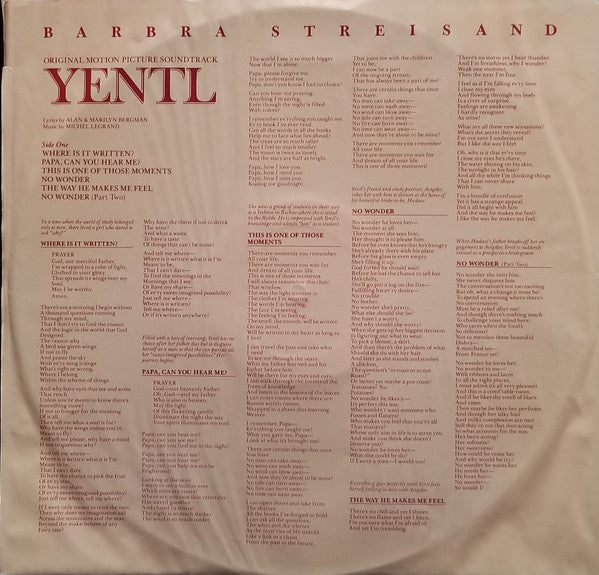 Yentl - Original Motion Picture Soundtrack