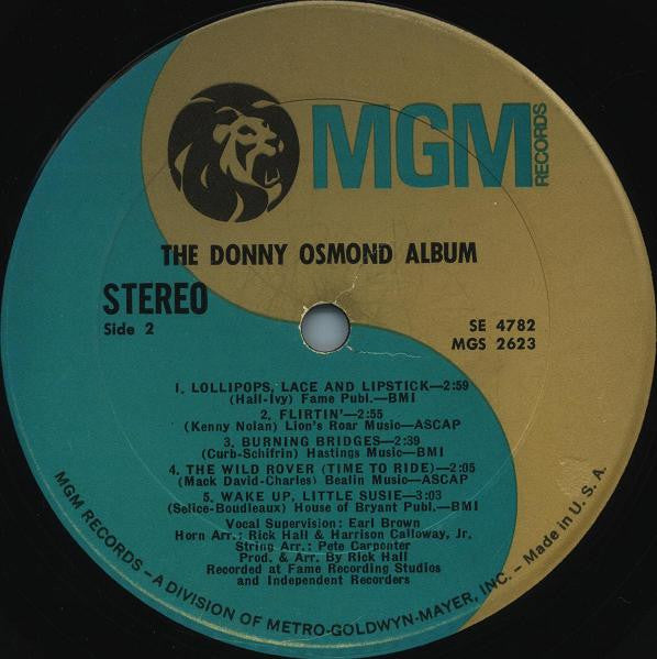 The Donny Osmond Album