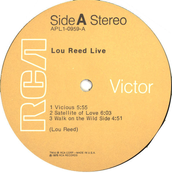 Lou Reed Live