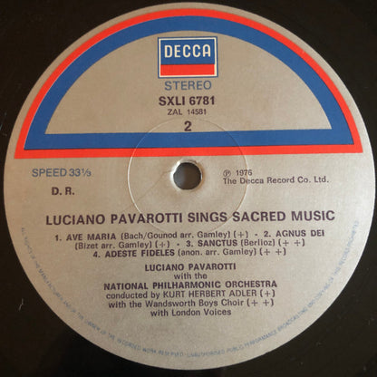 Luciano Pavarotti Sings Sacred Music