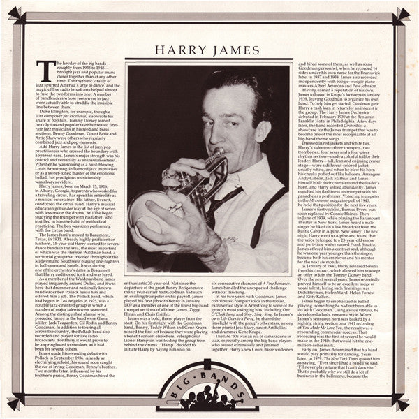 Big Bands: Harry James