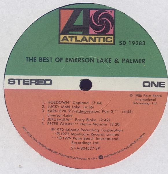 The Best Of Emerson Lake & Palmer