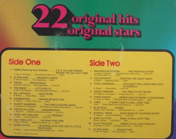 Fantastic 22 Original Hits 22 Original Stars