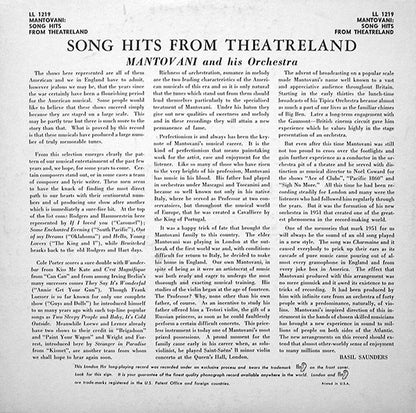 Song Hits From Theatreland