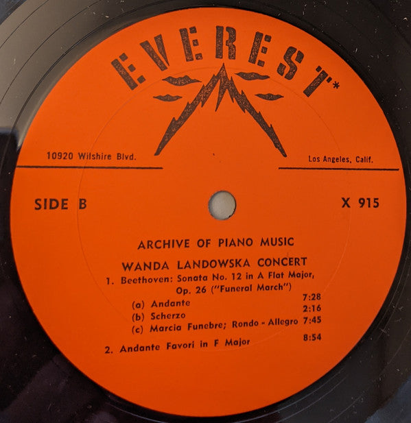 Wanda Landowska Concert