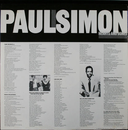 Hearts And Bones - Paul Simon