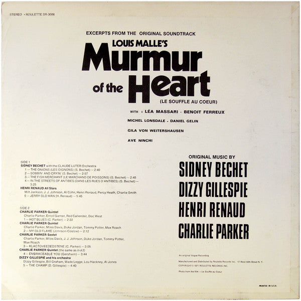 Murmur Of The Heart (Le Souffle Au Coeur)