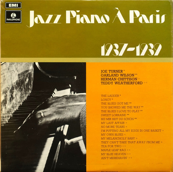 Jazz Piano À Paris 1937 - 1939