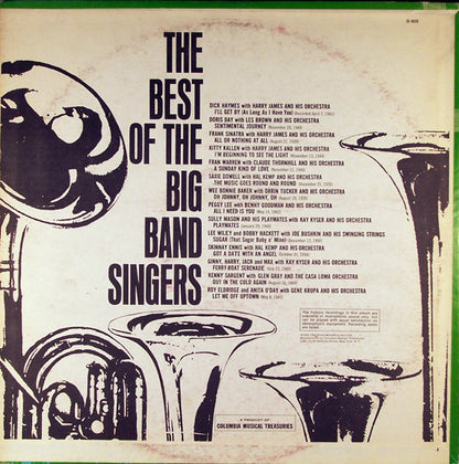 The Best Of The Big Band Singers