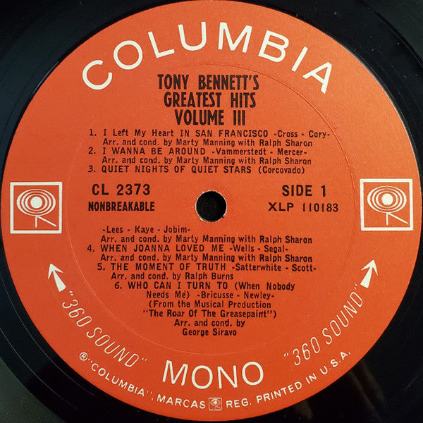 Tony's Greatest Hits, Volume III