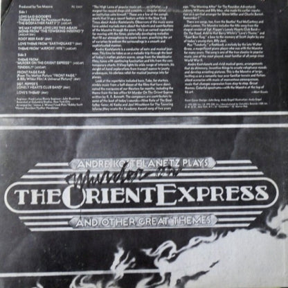 Plays Murder On The Orient Express And Other Great Themes