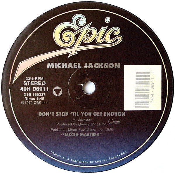 Don't Stop 'Til You Get Enough / Wanna Be Startin' Somethin'