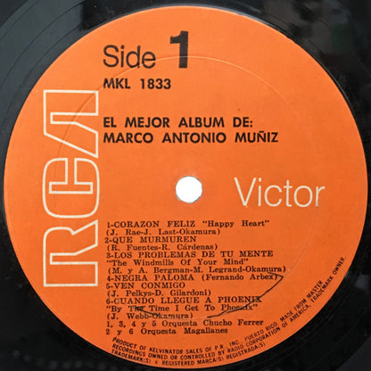 El Mejor Álbum De Marco Antonio Muñiz