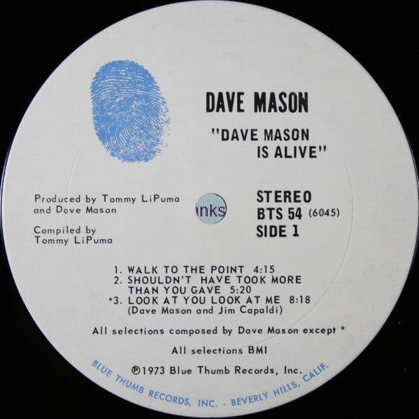 Dave Mason Is Alive