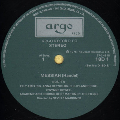 Messiah (Based On The First London Performance Of March 23rd 1743)