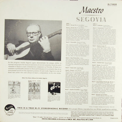 Maestro Segovia