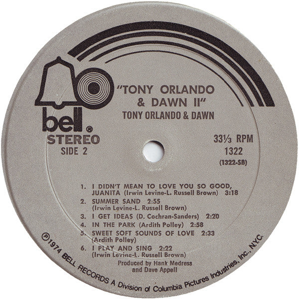 Tony Orlando & Dawn II