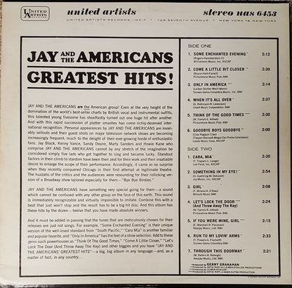 Jay And The Americans Greatest Hits