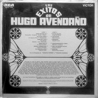 Los Éxitos De Hugo Avendaño