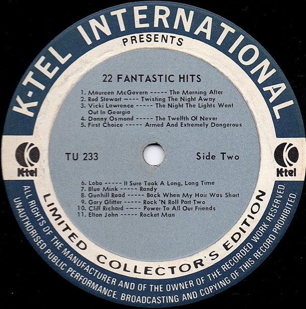 Fantastic 22 Original Hits 22 Original Stars