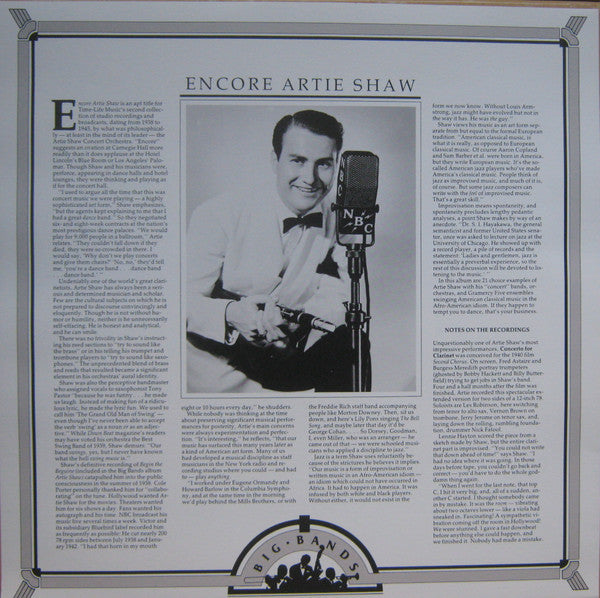 Big Bands: Encore Artie Shaw