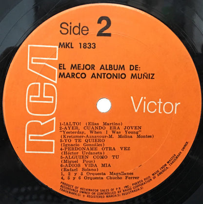 El Mejor Álbum De Marco Antonio Muñiz