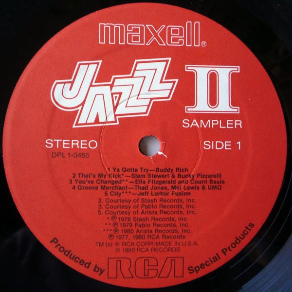 Maxell Jazz II Sampler